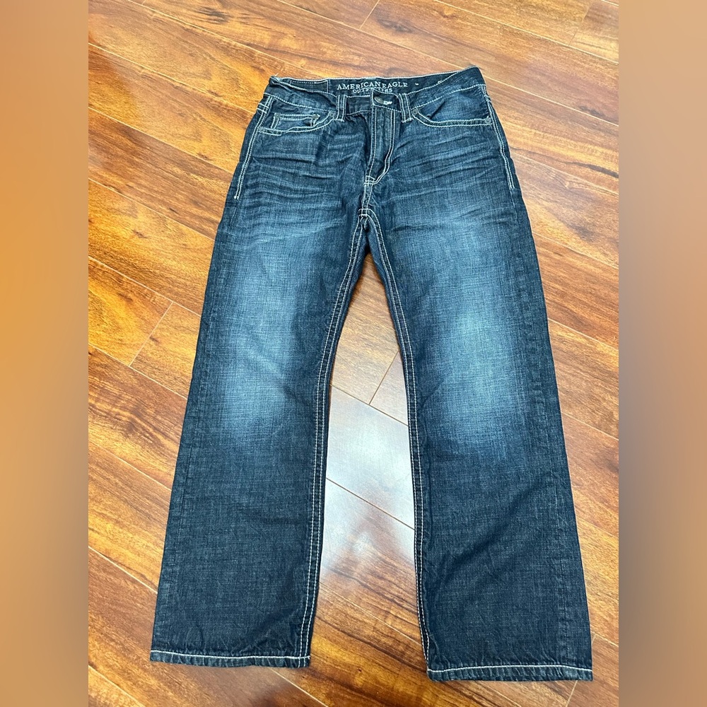 American Eagle Outfitters Men's Indigo Straight Jeans